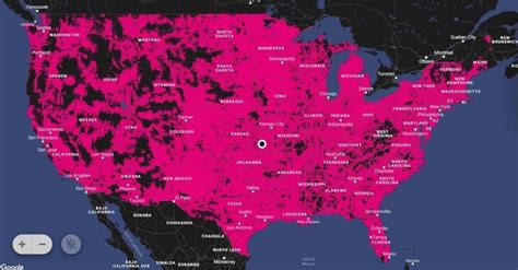 Verizon and T-Mobile Coverage Map